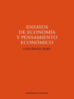 cover image of Ensayos de economía y pensamiento económico